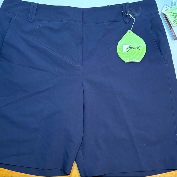 Bette & Court Pants - Bette & Court Swing Women’s Golf Shorts blue XL
